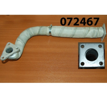 Труба выхлопная с сильфоном ЭЛАД14/19(от двигателя к глушителю)(Exhaust hose assy for KDE14-11200)