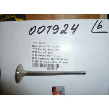 Клапан выпускной TDS 155 6LTE/Exhaust valve