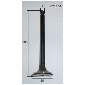 Клапан выпускной KM376AG/Exhaust valve